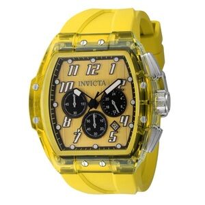 Invicta S1 Rally Kinesia Anatomic Men's Watch - 47mm, Yellow (45482)